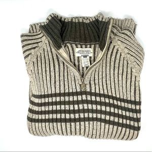 American Rag Quarter Zip Knit Sweater Size Large